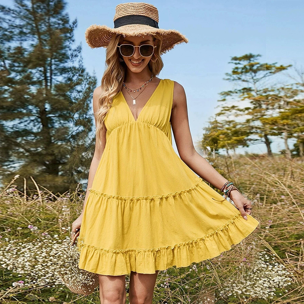 ZARA Summer Simple Country Chic Strap Dress